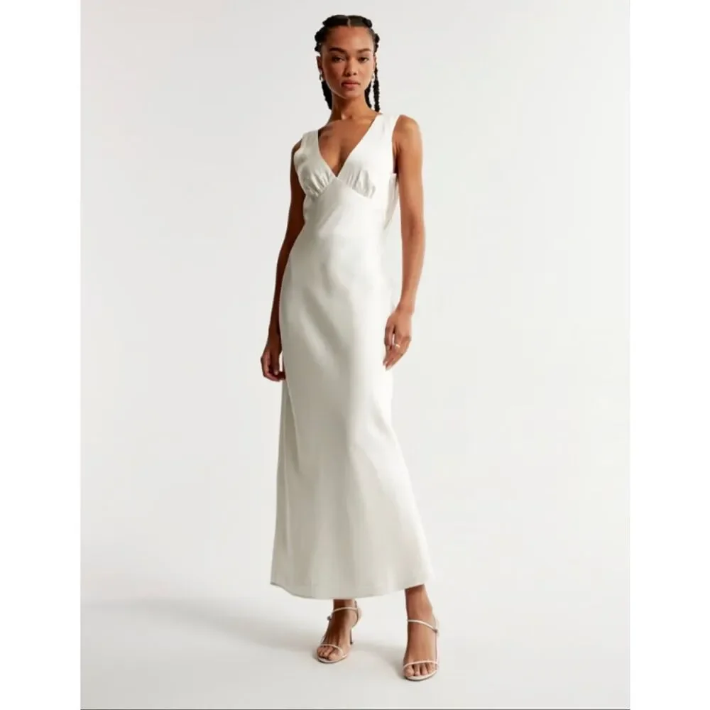 abercrombie plunge cowl back maxi dress Abercrombie & Fitch | Dresses | Abercrombie Fitch Plunge Cowl Back Maxi  Dress